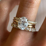 Комплект Блестящи Пръстени с Винтидж Цирконий