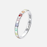 Сребърен пръстен с дизайн на лапа