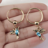 Колие и обеци Колибри