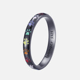 Сребърен пръстен с дизайн на лапа