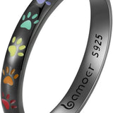 Сребърен пръстен с дизайн на лапа