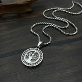 Колие Дърво на Живота в Луксозен Златен Цвят с Цирконии