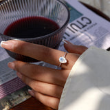 Бианка пръстен с Лунен камък