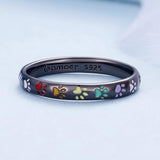 Сребърен пръстен с дизайн на лапа