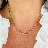 Колие Исабела с Многоцветни CZ Камъни