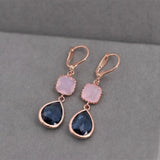 Луксозни обеци с натурални камъни