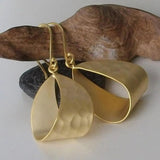 Винтидж обеци, позлатени