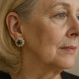 Зелени Кръгли Обеци