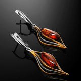 Винтидж обеци Червена пустиня