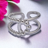 Анел Витория Туист Двойна Лента - Злато или Сребро