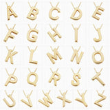 Колие с инициал от злато