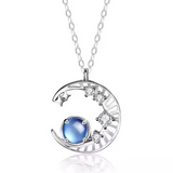 Колие от Лунен Камък - Обеци Луна