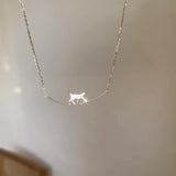 Сребърен нашийник за котки катерачи