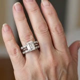 Винтидж пръстен от сребро с блестящи слоеве