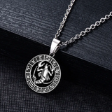 Пендант на Зодия Рак от Неръждаема Стомана