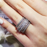 Прост пръстен с камък за жени