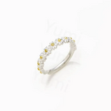 Малък маргаритен пръстен от сребро