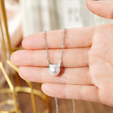 Колие и Обеци с Перли във Формата на Котешки Уши