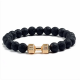 Ароматерапевтична гривна с лавови камъни