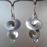 Геометрични обеци от метал