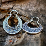 Геометрични обеци от метал