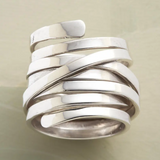 Метален Геометричен Пръстен