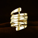 Метален Геометричен Пръстен