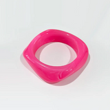 Цветна квадратна гривна от акрил