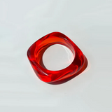 Цветна квадратна гривна от акрил