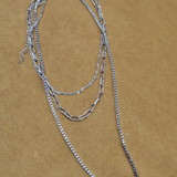 Колие с три слоя от неръждаема стомана