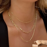 Колие с три слоя от неръждаема стомана