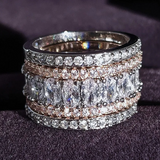 Прост пръстен с камък за жени