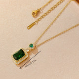 Колие Грета с Изумруден Камък