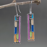 Винтидж Многоцветни Обеци