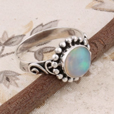 Винтидж пръстен с опал