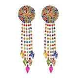 Мандала Многоцветни Обеци