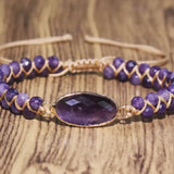 Елегантна Аметистова Гривна