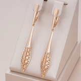 Елегантни Окачени Обеци от Злато