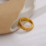 Винтидж пръстен със Слънце, Луна и Звезда