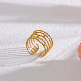 Златен широк гривен с блясък